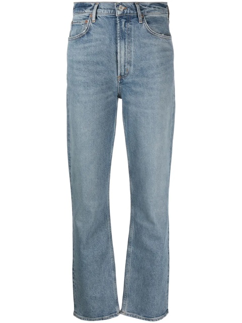 AGOLDE high-rise straight-leg jeans - Blue - zdjęcie produktu nr 1