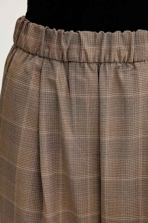 Sisley spodnie damskie kolor beżowy fason cygaretki high waist 4L0SLF07I - zdjęcie produktu nr 2