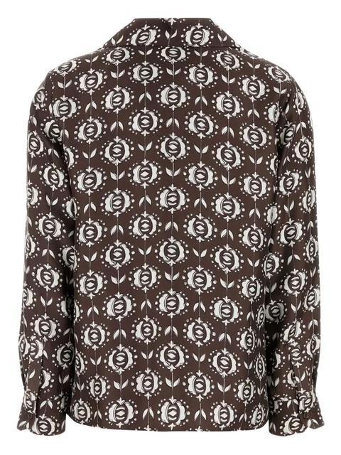 Weekend Max Mara floral-print shirt - Brown - zdjęcie produktu nr 2