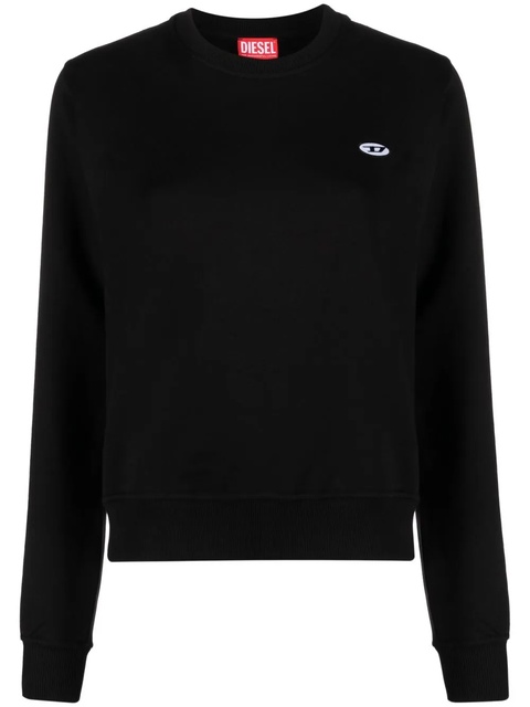 Diesel logo-embroidered sweatshirt - Black - zdjęcie produktu nr 1