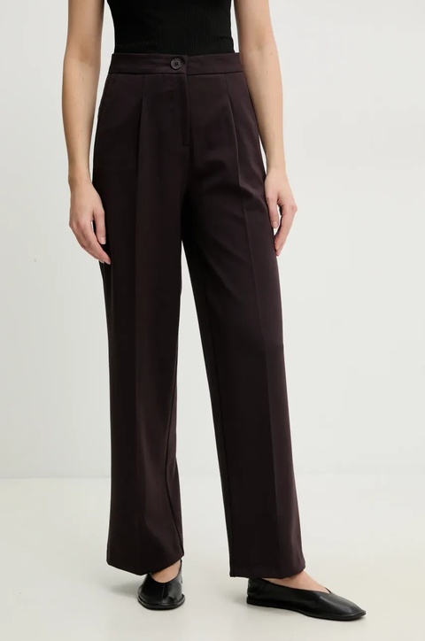 Answear Lab spodnie damskie kolor fioletowy szerokie high waist - zdjęcie produktu nr 1