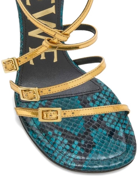 LOEWE 90mm buckle strap sandals - Gold - zdjęcie produktu nr 2