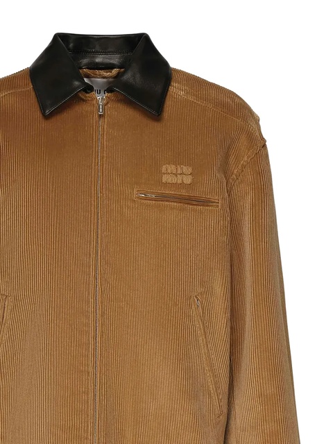 Miu Miu corduroy jacket - Brown - zdjęcie produktu nr 2