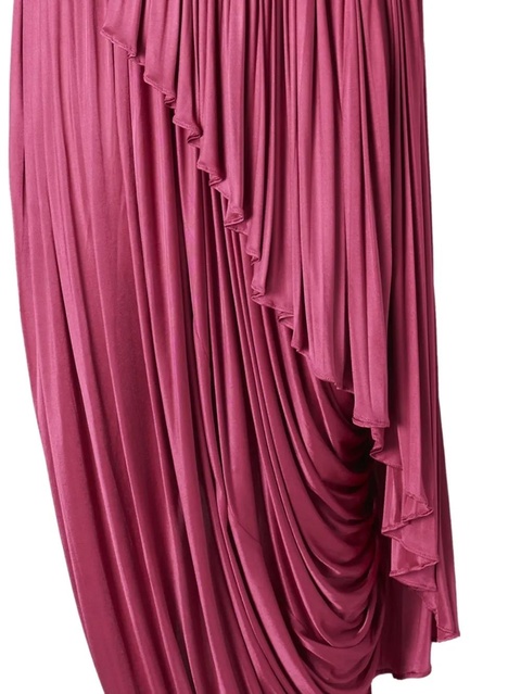 Tory Burch draped midi dress - Pink - zdjęcie produktu nr 2