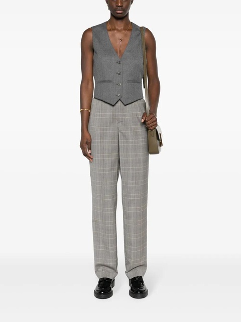 Zadig&Voltaire Pura high-waist straight-leg trousers - Grey - zdjęcie produktu nr 1