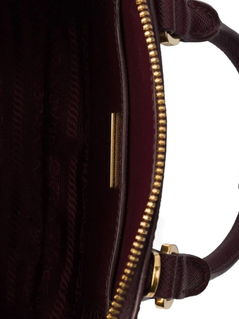 Prada Promenade Saffiano-leather mini tote bag - Red - zdjęcie produktu nr 2