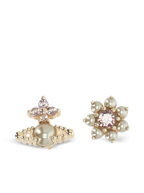 Vivienne Westwood Orb flower earrings - Gold - zdjęcie produktu nr 1