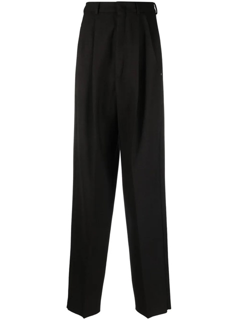 Sportmax high-waist virgin wool trousers - Brown - zdjęcie produktu nr 1