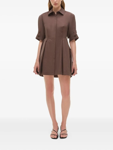 Simkhai Jazzie short-sleeve mini dress - Brown - zdjęcie produktu nr 2