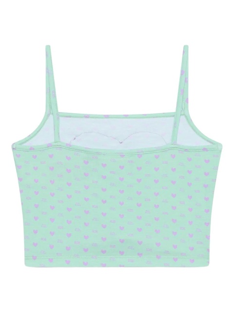 GCDS Polly Pocket heart-print top - Green - zdjęcie produktu nr 2