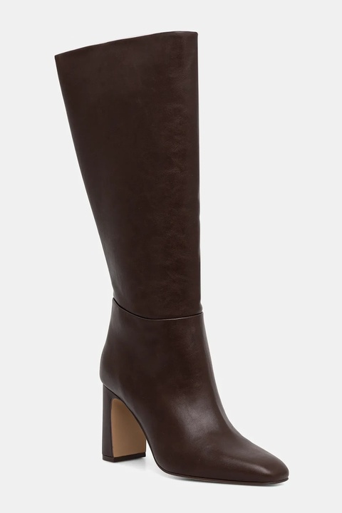Steve Madden kozaki Speedway damskie kolor brązowy na słupku 11003284 - zdjęcie produktu nr 1