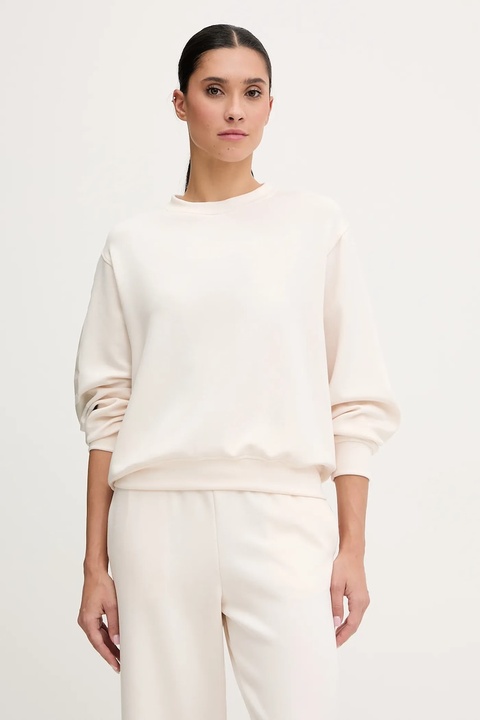 Banana Moon bluza Welljoy damska kolor bordowy z nadrukiem LIV.WELLJOY - zdjęcie produktu nr 1