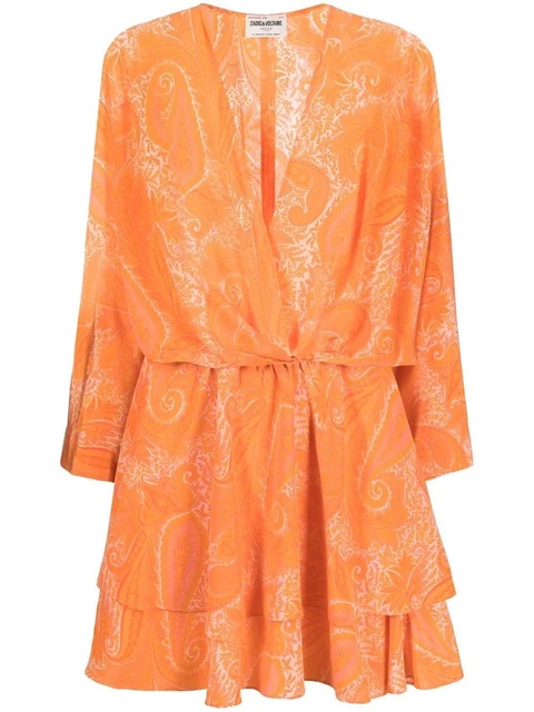 Zadig&Voltaire Hailey paisley-print dress - Orange - zdjęcie produktu nr 1