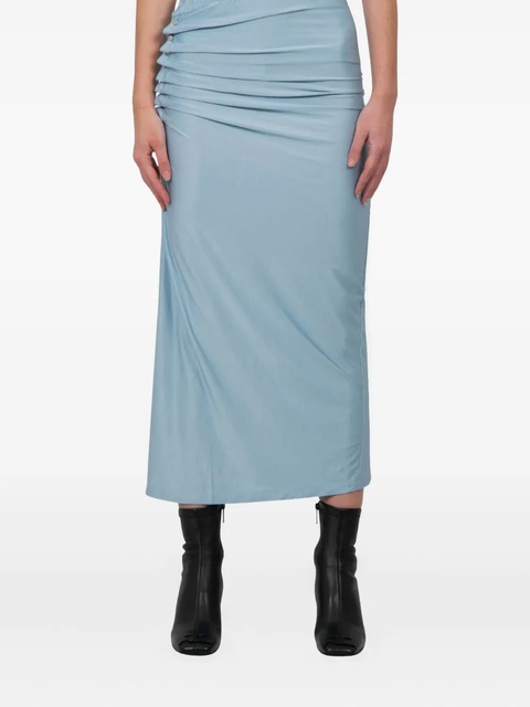 Rabanne draped midi skirt - Blue - zdjęcie produktu nr 1