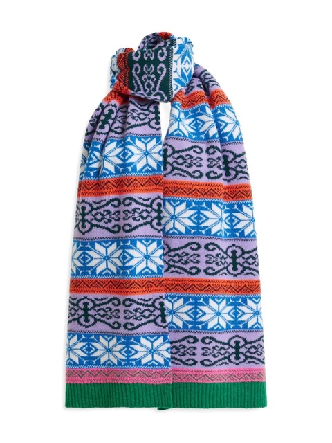 Essentiel Antwerp multicolored-stripes scarf - Purple - zdjęcie produktu nr 1