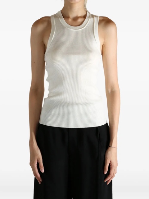 Givenchy ribbed racer-back tank top - White - zdjęcie produktu nr 1