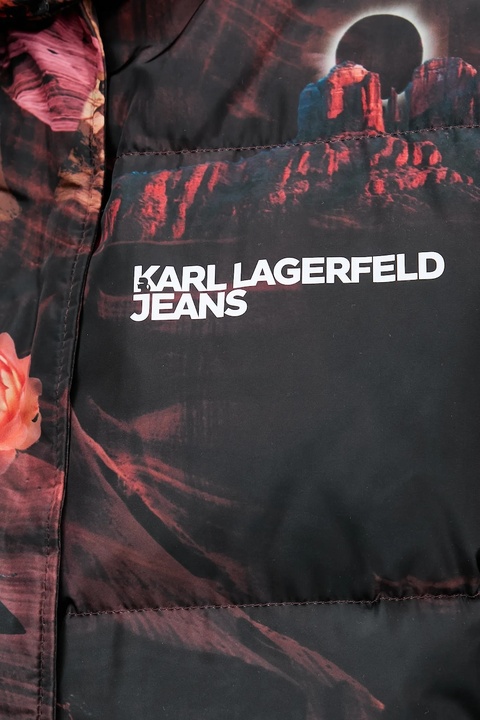 Karl Lagerfeld Jeans kurtka kolor czarny zimowa oversize A4W15025 - zdjęcie produktu nr 2