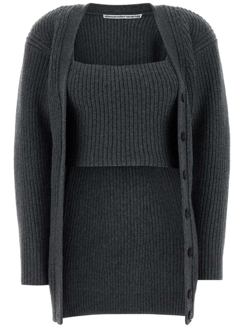 Alexander Wang layered cardigan - Grey - zdjęcie produktu nr 1