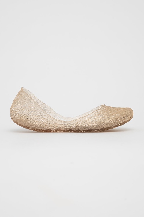 Melissa Baleriny Campana Flow kolor beżowy na płaskim obcasie - zdjęcie produktu nr 1