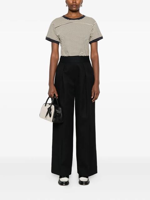 SANDRO pleated-front trousers - Black - zdjęcie produktu nr 2