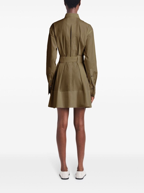 Proenza Schouler Viola belted shirtdress - Green - zdjęcie produktu nr 2