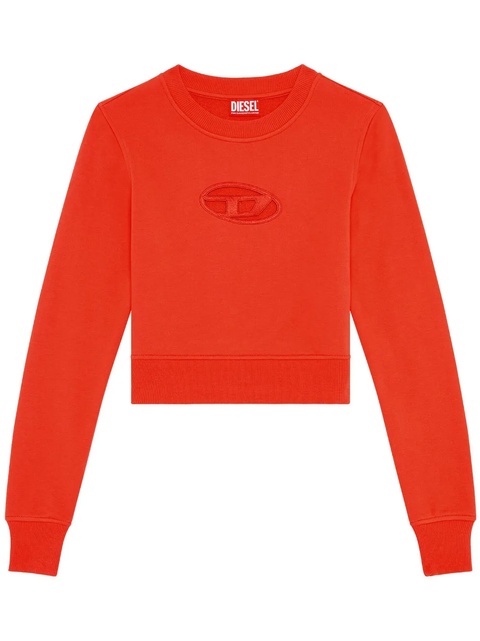 Diesel F-Slimmy-Od cropped sweatshirt - Orange - zdjęcie produktu nr 1