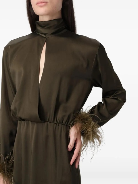 Blumarine Enver midi dress - Green - zdjęcie produktu nr 2