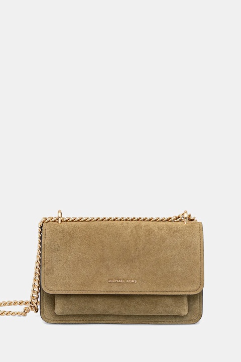 MICHAEL Michael Kors torebka zamszowa kolor zielony 30F5GC7L3S - zdjęcie produktu nr 1