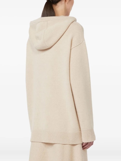 Max Mara hooded pocket sweater - Neutrals - zdjęcie produktu nr 1