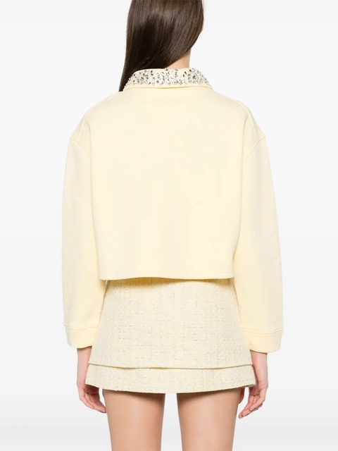 Maje rhinestoned polo top - Yellow - zdjęcie produktu nr 2