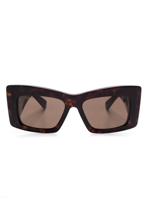 Gucci Eyewear square-frame sunglasses - Brown - zdjęcie produktu nr 1