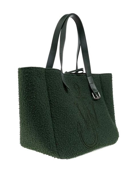 JW Anderson embossed-logo tote bag - Green - zdjęcie produktu nr 2
