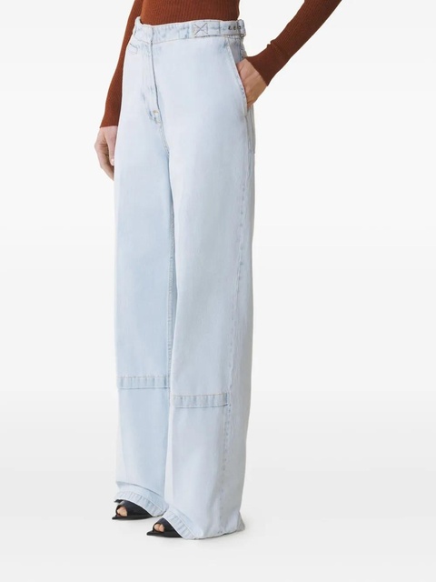 Lanvin panelled trousers - Blue - zdjęcie produktu nr 1