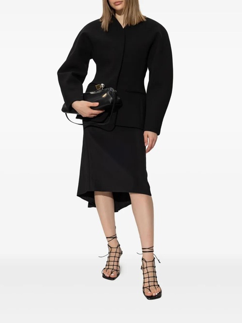 Jacquemus draped midi skirt - Black - zdjęcie produktu nr 2