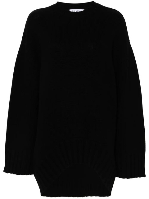 The Attico knitted sweater dress - Black - zdjęcie produktu nr 1