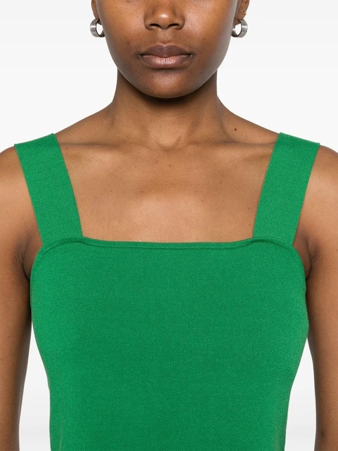 Maje square-neck crop top - Green - zdjęcie produktu nr 2