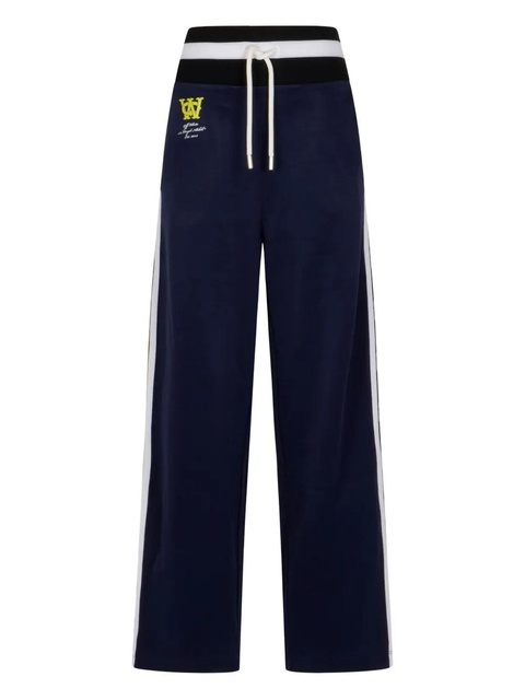 Off-White logo-print trousers - Blue - zdjęcie produktu nr 2