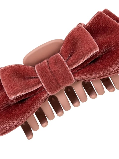 Jennifer Behr Matilda bow jaw clip - Red - zdjęcie produktu nr 2