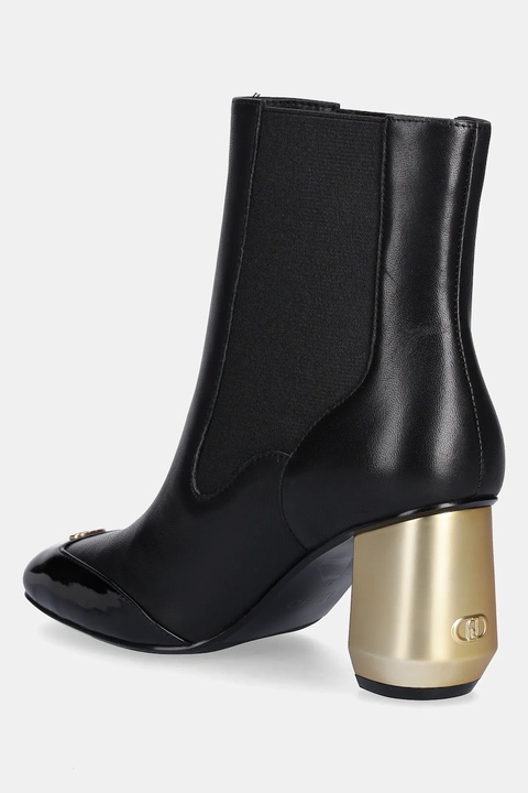 Liu Jo sztyblety skórzane SAMY 02 damskie kolor czarny na słupku SF5087PX69522222 - zdjęcie produktu nr 2