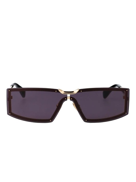 Max Mara Eyewear rectangle-frame sunglasses - Gold - zdjęcie produktu nr 1