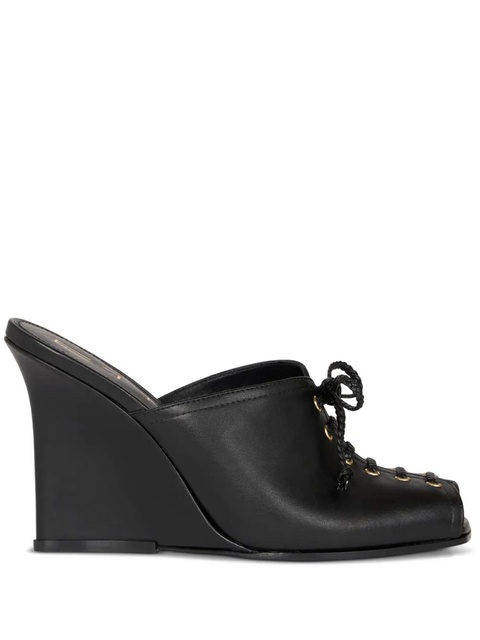 ETRO lace-up leather mules - Black - zdjęcie produktu nr 1