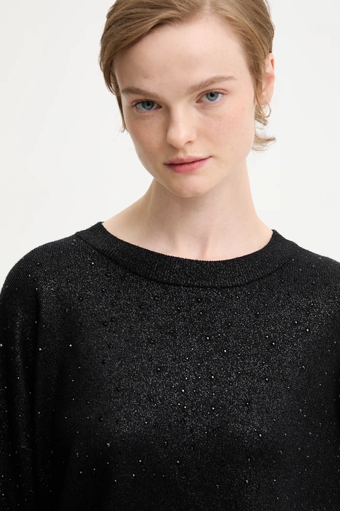 Dkny sweter SWEATERS damski kolor czarny lekki P5MSAY50 - zdjęcie produktu nr 1