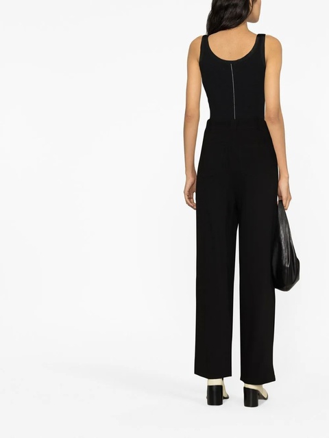 KHAITE high-waisted straight leg trousers - Black - zdjęcie produktu nr 2