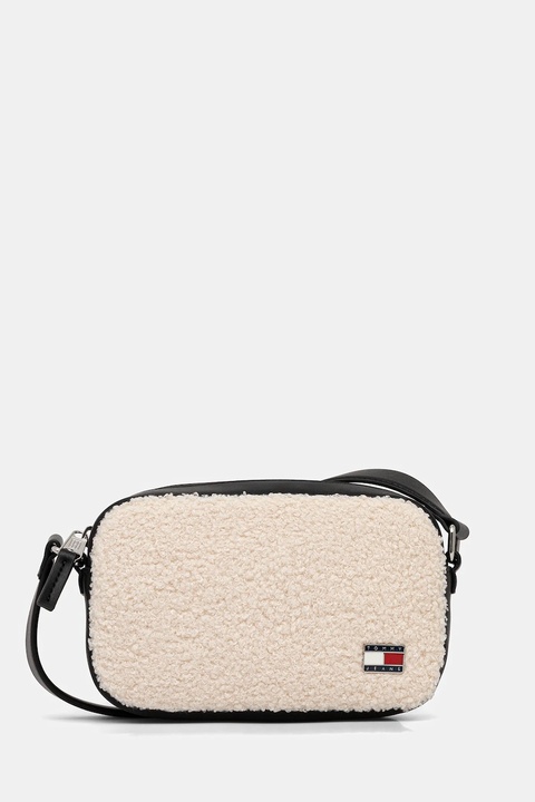 Tommy Jeans torebka kolor beżowy AW0AW18010 - zdjęcie produktu nr 1