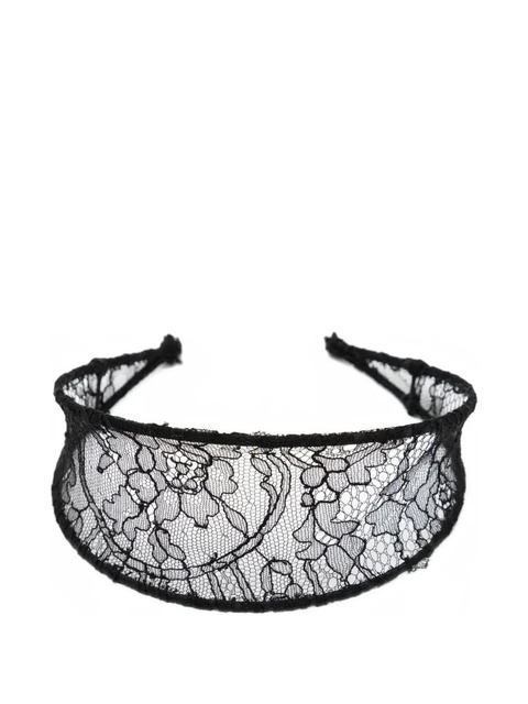 Jennifer Behr lace embellished hair accessory - Black - zdjęcie produktu nr 2