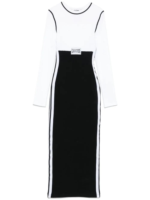 Jean Paul Gaultier colour-block maxi dress - White - zdjęcie produktu nr 1