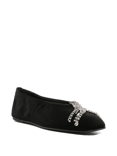Magda Butrym crystal-embellished ballet flats - Black - zdjęcie produktu nr 1