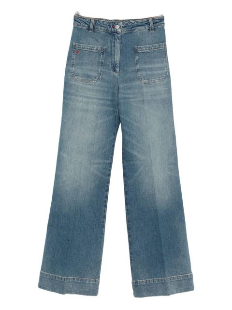 Victoria Beckham pocket-detail jeans - Blue - zdjęcie produktu nr 1