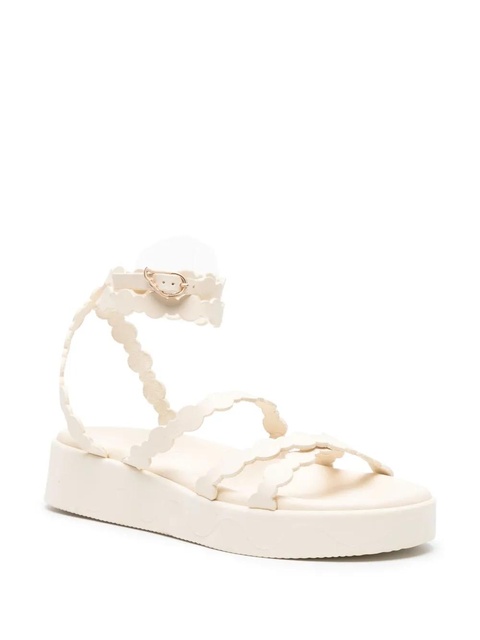 Ancient Greek Sandals Aspis flatform leather sandals - White - zdjęcie produktu nr 2