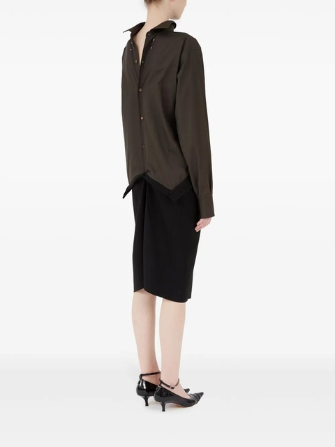 Maison Margiela panelled midi dress - Black - zdjęcie produktu nr 2